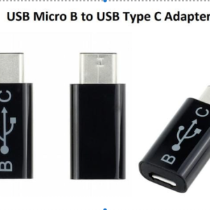 USB Micro B to USB Type C Adapter